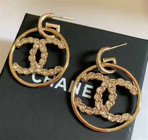 large chanel hoop earrings|square hoop earrings for women.